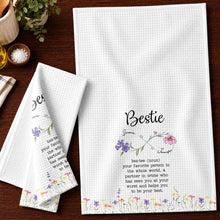Load image into Gallery viewer, Personalized Kitchen Towel Custom Bestie Definition Gift