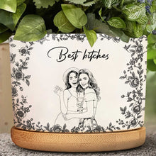 Load image into Gallery viewer, Personalized Ceramic Plant Pot Custom Name Gift for Best Friend