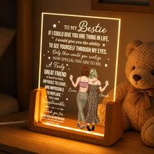 Load image into Gallery viewer, Personalized Acrylic Night Light Custom Bestie Gift for Friends