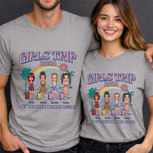 Load image into Gallery viewer, Personalized Girls Trip T-shirt Unisex Custom Design Gift