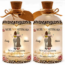 Load image into Gallery viewer, Personalized Frosted Glass Short Bottle Light Gift for Besties