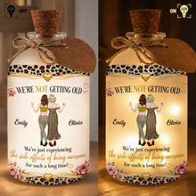 Load image into Gallery viewer, Personalized Frosted Glass Short Bottle Light Gift for Besties
