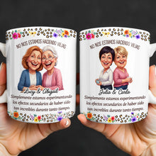 Load image into Gallery viewer, Personalized Best Friends Coffee Mug Custom Flower Design Gift