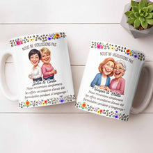 Load image into Gallery viewer, Personalized Floral Coffee Mug Custom Gift for Best Friends