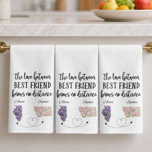 Load image into Gallery viewer, Personalized Kitchen Towel Custom State Best Friend Gift