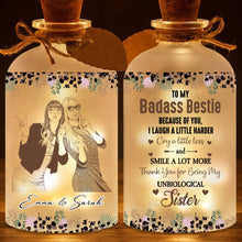Load image into Gallery viewer, Personalized Short Bottle Light Custom Photo Gift for Best Friends