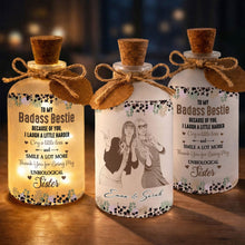 Load image into Gallery viewer, Personalized Short Bottle Light Custom Photo Gift for Best Friends