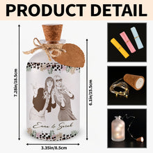Load image into Gallery viewer, Personalized Short Bottle Light Custom Photo Gift for Best Friends