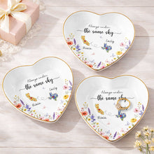 Load image into Gallery viewer, Personalized Heart-Shaped Jewelry Dish Custom Name Gift for Mom