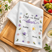 Load image into Gallery viewer, Personalized Kitchen Towel Custom State Map Gift for Friends
