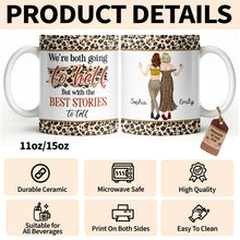Load image into Gallery viewer, Personalized Leopard Pattern Coffee Mug Best Friend Gift