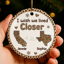 Load image into Gallery viewer, Personalized States Ornament Custom Best Friends Gift Idea