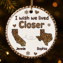Load image into Gallery viewer, Personalized States Ornament Custom Best Friends Gift Idea