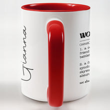 Load image into Gallery viewer, Personalized Accent Mug Work Bestie Definition Custom Gift