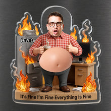 Load image into Gallery viewer, Personalized Squishy Acrylic Fridge Magnet Custom Gift for Dad