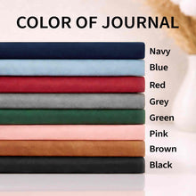 Load image into Gallery viewer, Personalized Leather Journal Birth Flower Gift for Daughter