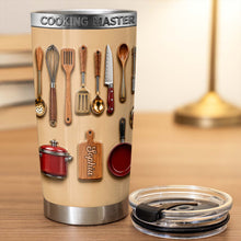 Load image into Gallery viewer, Personalized Stainless Steel Tumbler Custom Name Gift for Cooking Lovers