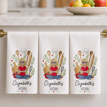 Load image into Gallery viewer, Personalized Kitchen Towel Custom Name Baking Gift for Her