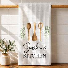 Load image into Gallery viewer, Personalized Kitchen Towel Custom Name Gift for Mom Chef