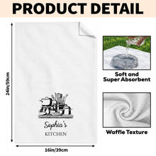 Load image into Gallery viewer, Personalized Kitchen Towel Custom Name for Culinary Lovers