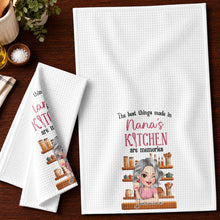 Load image into Gallery viewer, Personalized Kitchen Towel Custom Gift for Grandma Decor