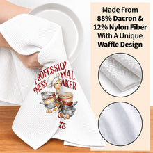 Load image into Gallery viewer, Personalized Kitchen Towel Funny Duck Chef Hat Gift for Mom