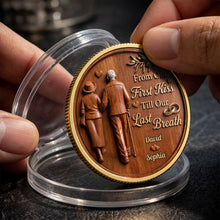 Load image into Gallery viewer, Personalized Commemorative Coin Custom Couple Gift Anniversary