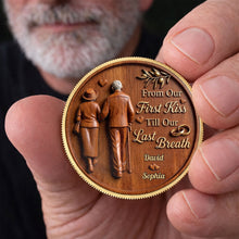 Load image into Gallery viewer, Personalized Commemorative Coin Custom Couple Gift Anniversary