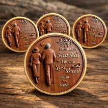 Load image into Gallery viewer, Personalized Commemorative Coin Custom Couple Gift Anniversary