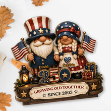Load image into Gallery viewer, Personalized 2-Layer Wooden Plaque Custom Name Gift for Couples