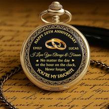 Load image into Gallery viewer, Personalized Custom Pocket Watch Engraved Love Gift for Couple