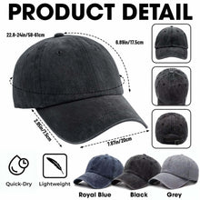 Load image into Gallery viewer, Personalized Washed Denim Cap Custom Name Gift for Wifey