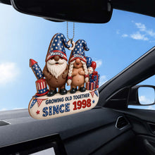 Load image into Gallery viewer, Personalized Wood Car Hanging Ornament Custom Name Gift for Couples