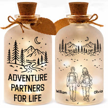 Load image into Gallery viewer, Personalized Short Bottle Light Custom Name Gift for Couples