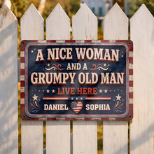 Load image into Gallery viewer, Personalized Metal Sign Custom Name Gift for Couples Home Decor