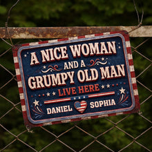 Load image into Gallery viewer, Personalized Metal Sign Custom Name Gift for Couples Home Decor