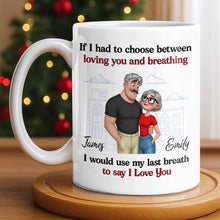 Load image into Gallery viewer, Personalized Couple Coffee Mug Custom Love Art Gift for Anniversary