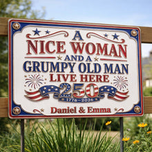 Load image into Gallery viewer, Personalized Metal Wall Sign Unique Couple Gift for Home