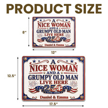 Load image into Gallery viewer, Personalized Metal Wall Sign Unique Couple Gift for Home