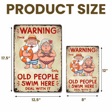 Load image into Gallery viewer, Funny Personalized Metal Sign Custom Name Gift for Couples