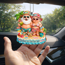 Load image into Gallery viewer, Personalized Couples Wood Ornament Custom Name Gift for Anniversary
