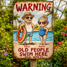 Load image into Gallery viewer, Personalized Metal Sign Custom Name Gift for Couples