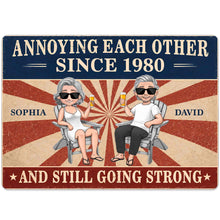 Load image into Gallery viewer, Personalized Metal Sign Custom Couple Art Anniversary Gift