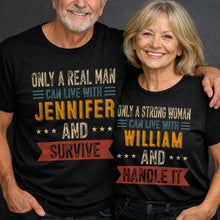 Load image into Gallery viewer, Personalized Strong Woman Custom T-shirt Hoodie Gift for Couples