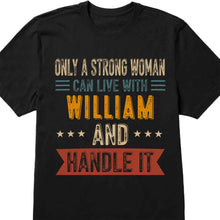Load image into Gallery viewer, Personalized Strong Woman Custom T-shirt Hoodie Gift for Couples