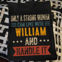 Load image into Gallery viewer, Personalized Strong Woman Custom T-shirt Hoodie Gift for Couples