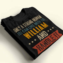 Load image into Gallery viewer, Personalized Strong Woman Custom T-shirt Hoodie Gift for Couples