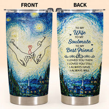 Load image into Gallery viewer, Personalized Stainless Steel Tumbler Custom Name Gift for Wife
