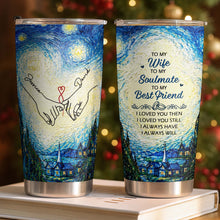 Load image into Gallery viewer, Personalized Stainless Steel Tumbler Custom Name Gift for Wife