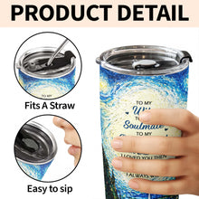 Load image into Gallery viewer, Personalized Stainless Steel Tumbler Custom Name Gift for Wife